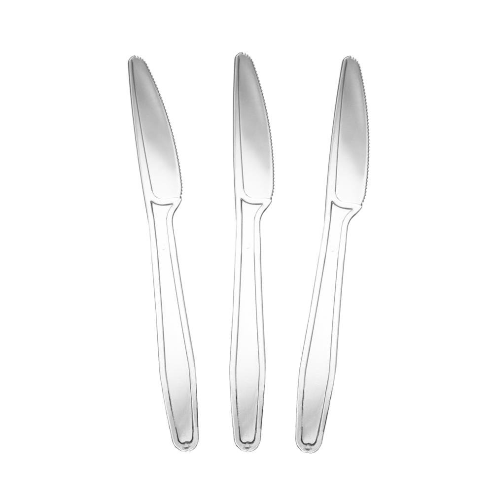 Faca Forte Master Descartável Cristal 10x50 Clean Wave