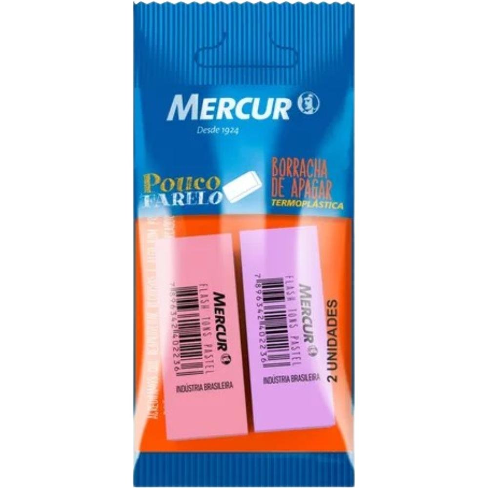 Borracha Mercur Tr Tons Pastel Pull Pack 2 Pcs Sortido