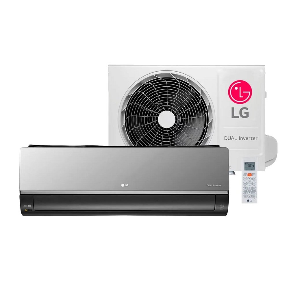 Kit Ar Condicionado Inverter 18000 Btus LG DUAL Inverter Voice AI Artcool Frio 220V