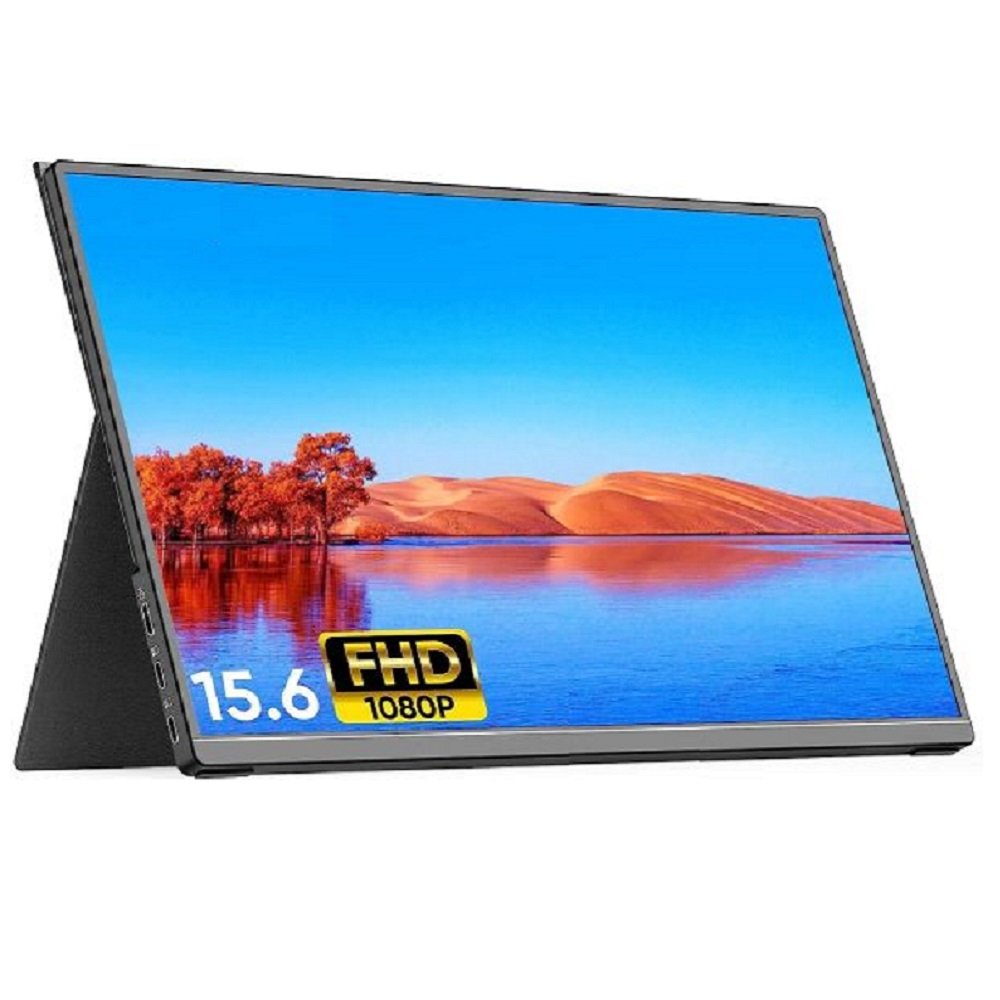 Monitor Portátil LOG 15,6" Full HD LED IPS Hdmi Tipo-C Preto 156H1