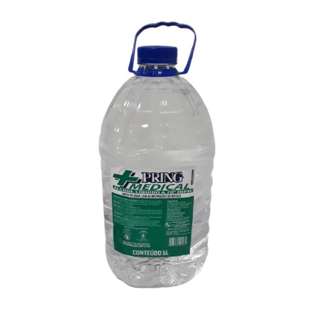 Álcool Líquido 5l 70º INPM Pring