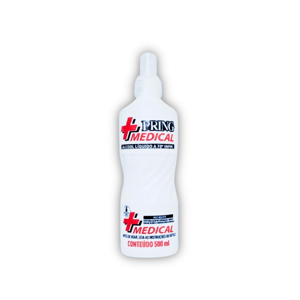 Álcool Líquido Spray 500ml 70º INPM Pring