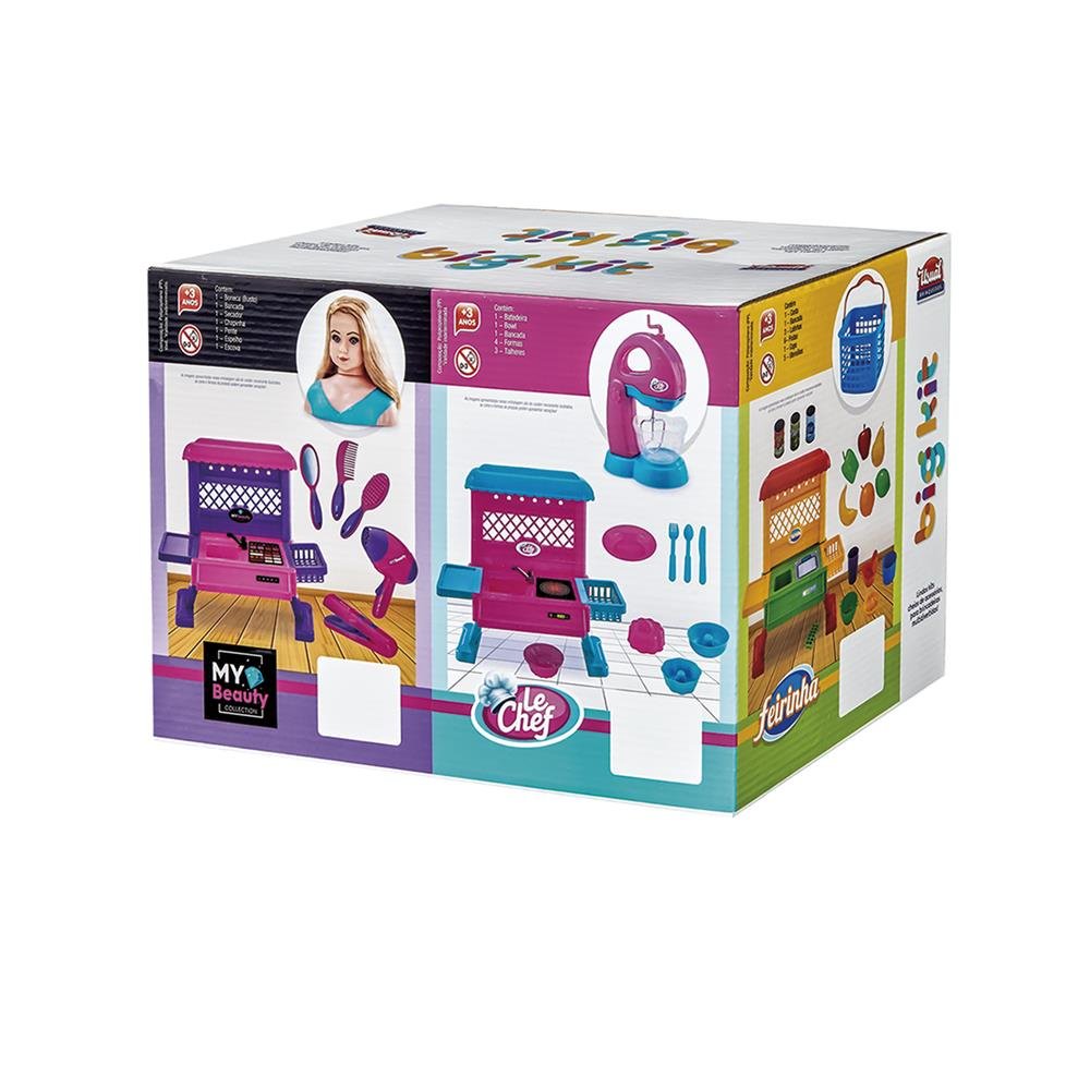 Big Kit My Beauty Fashion (Bancada Com Busto De Bo - Usual Brinquedos