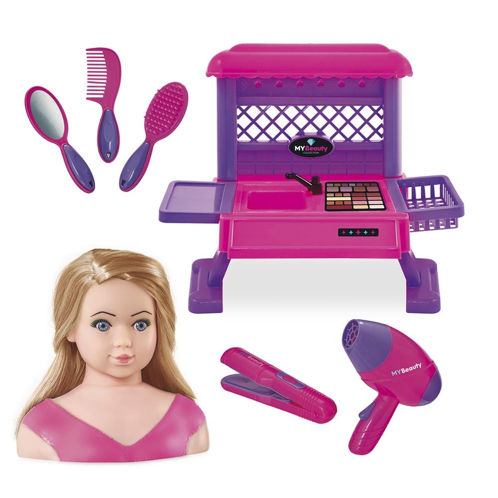 Big Kit My Beauty Fashion (Bancada Com Busto De Bo - Usual Brinquedos