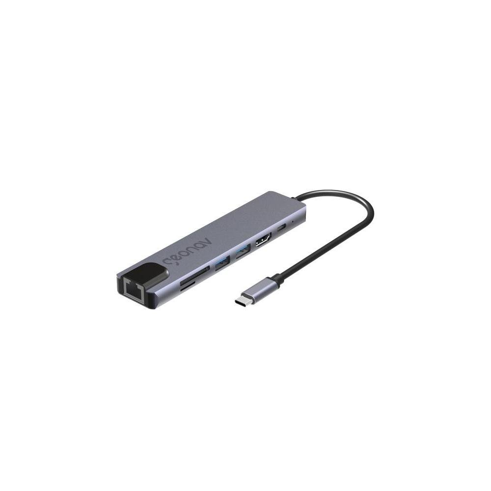 Hub Geonav USB-C Multiportas 7 em 1 - UCA11.