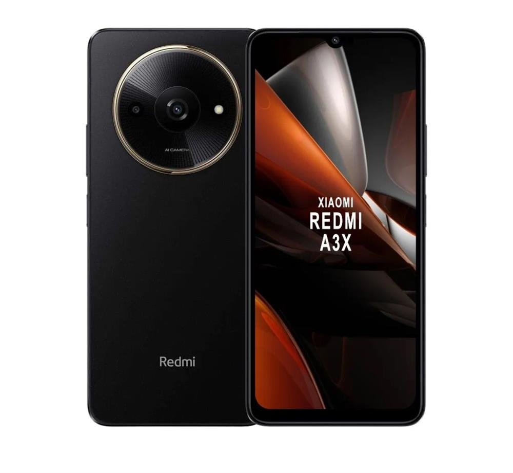 Celular Xiaomi Redmi A3X 4GB Ram 128GB Black- Preto LTE Dual Sim Lançamento