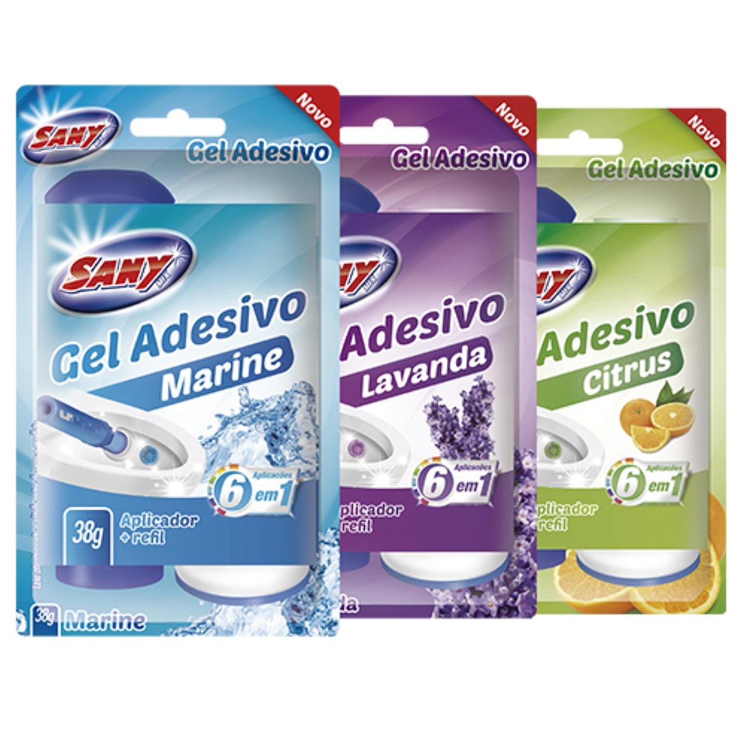 Aparelho Sany Gel Adesivo Lavand 6 Discs