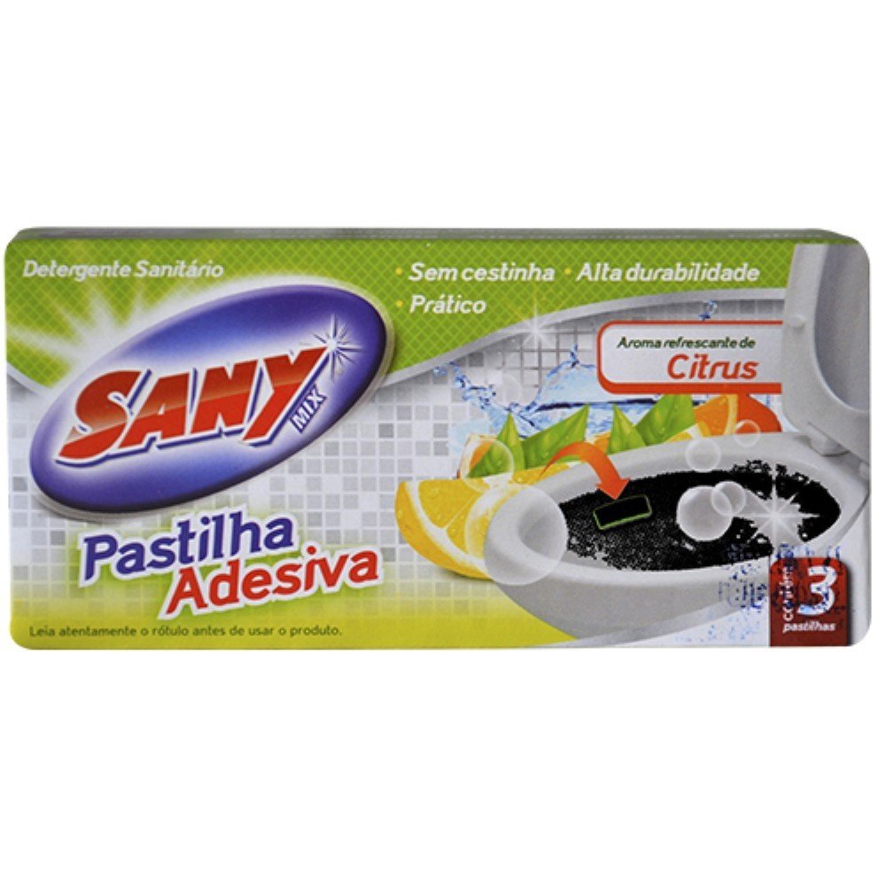 Pastilha Adesiva Sany Citrus Com 3und