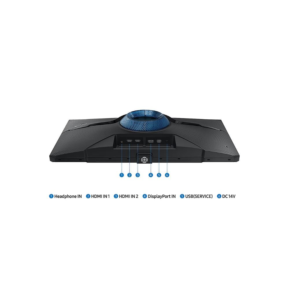 Monitor Gamer Samsung Odyssey G40 25" Fhd, 240Hz, 1Ms, Ajuste De Altura, Hdmi, Dp, Gsync, Freesync, Preto