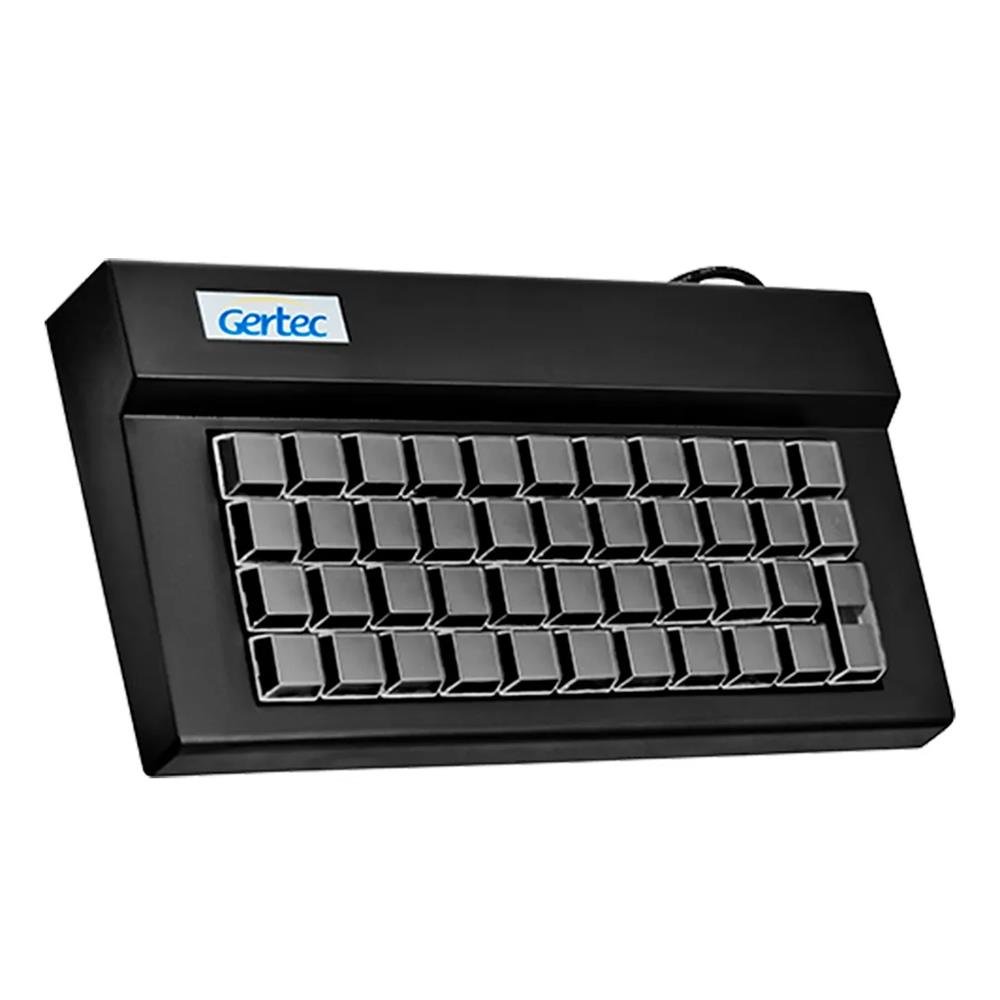 Teclado Gertec Preto TEC-E 44 USB- 00410659