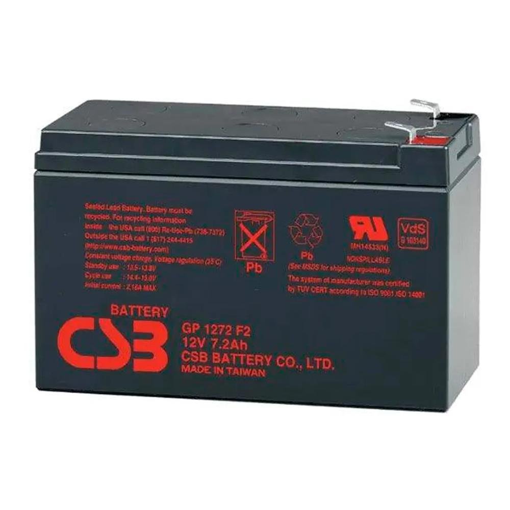 Baterias CSB VRLA 12V 7.2AH GP1272 (28W) - 991143503