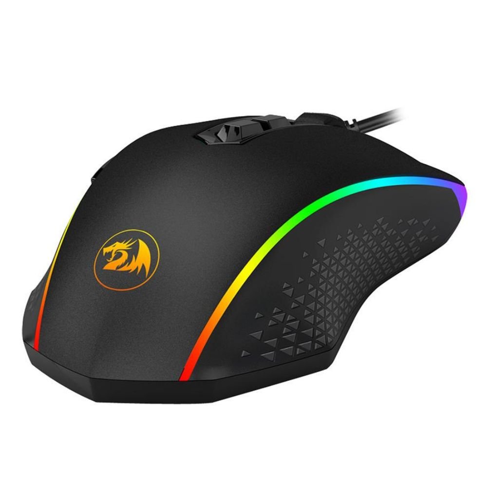 Mouse Gamer Redragon Memeanlion Chroma Lite 4200DPI 1000hz 7 Botoes Preto