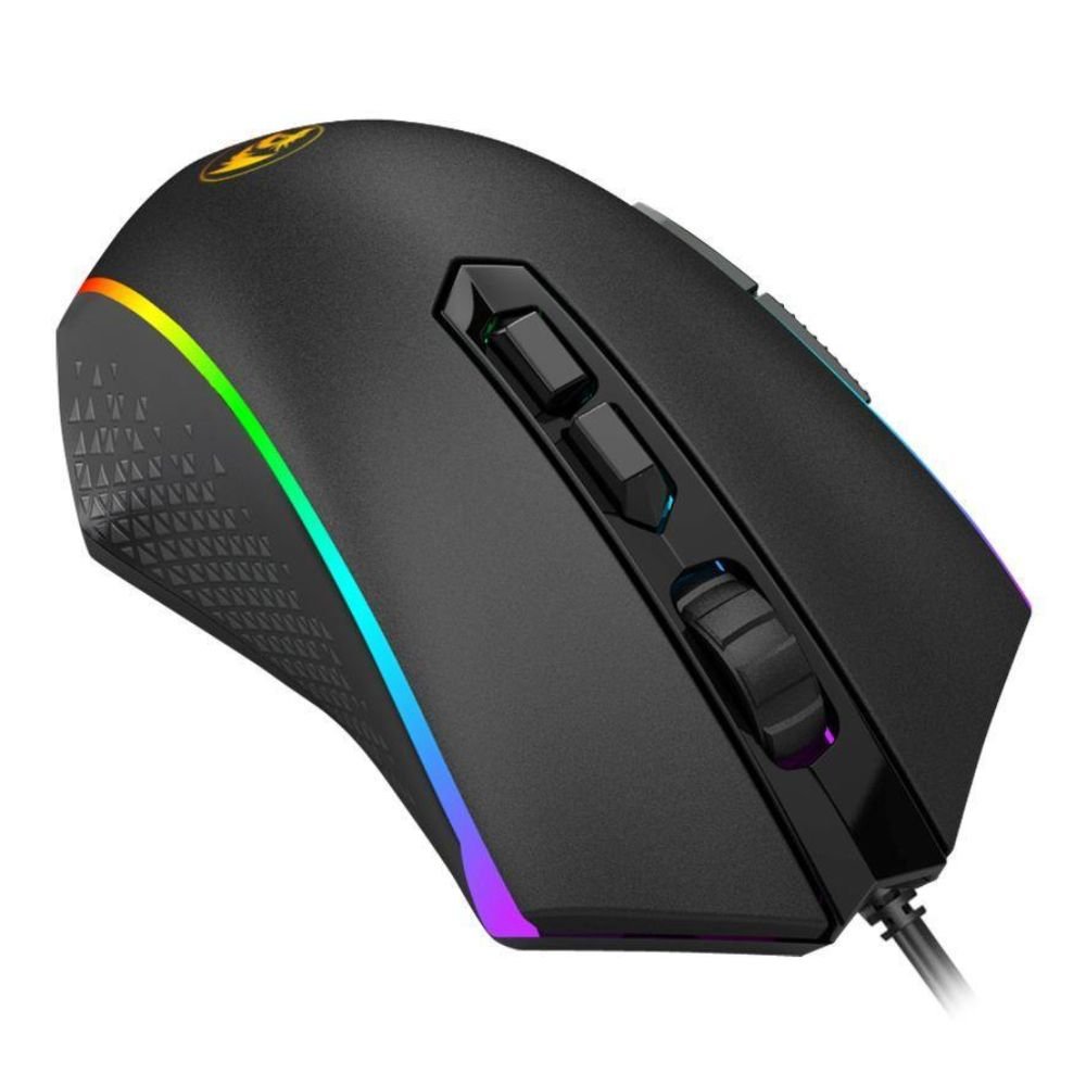 Mouse Gamer Redragon Memeanlion Chroma Lite 4200DPI 1000hz 7 Botoes Preto