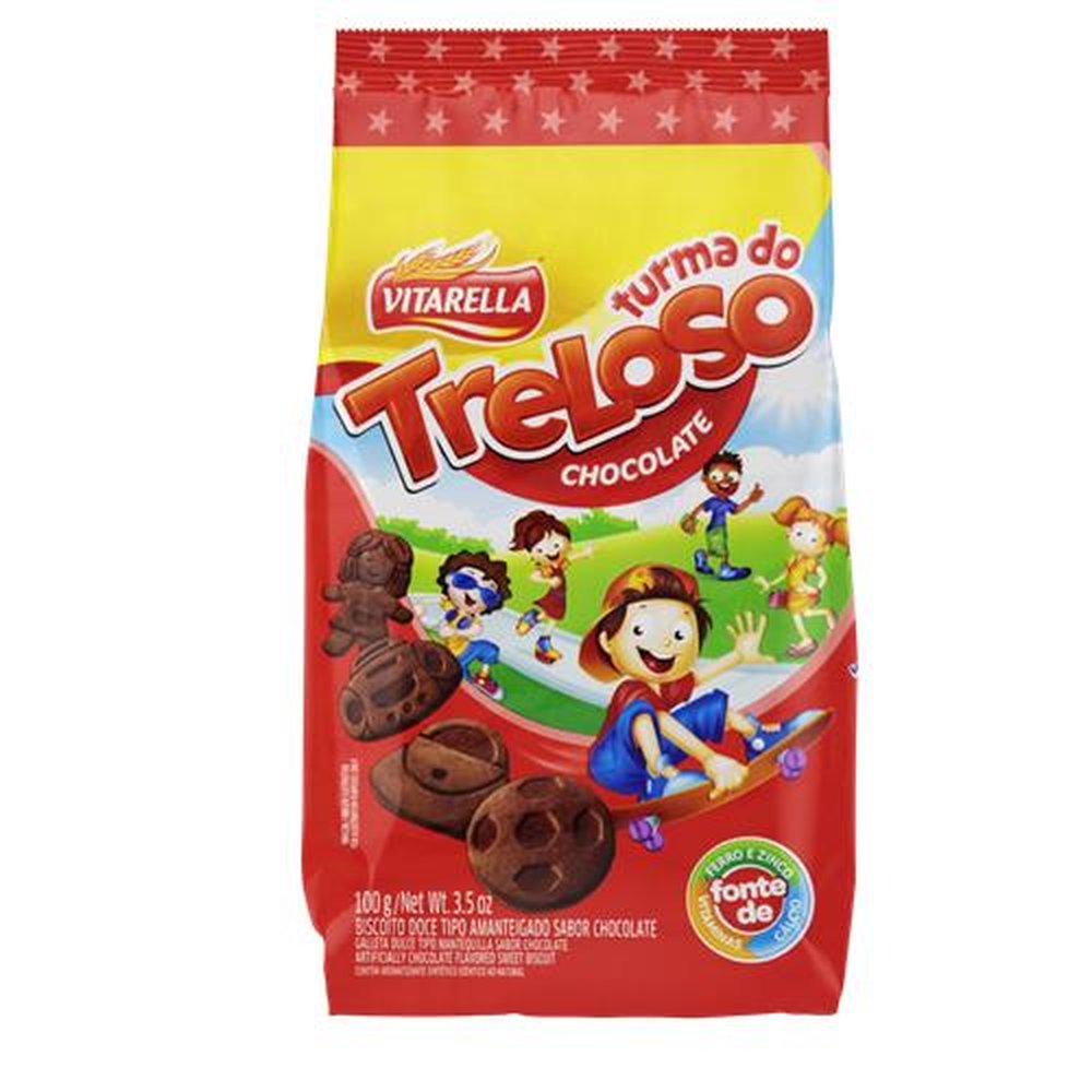 Biscoito Turma Treloso 100G Chocolate