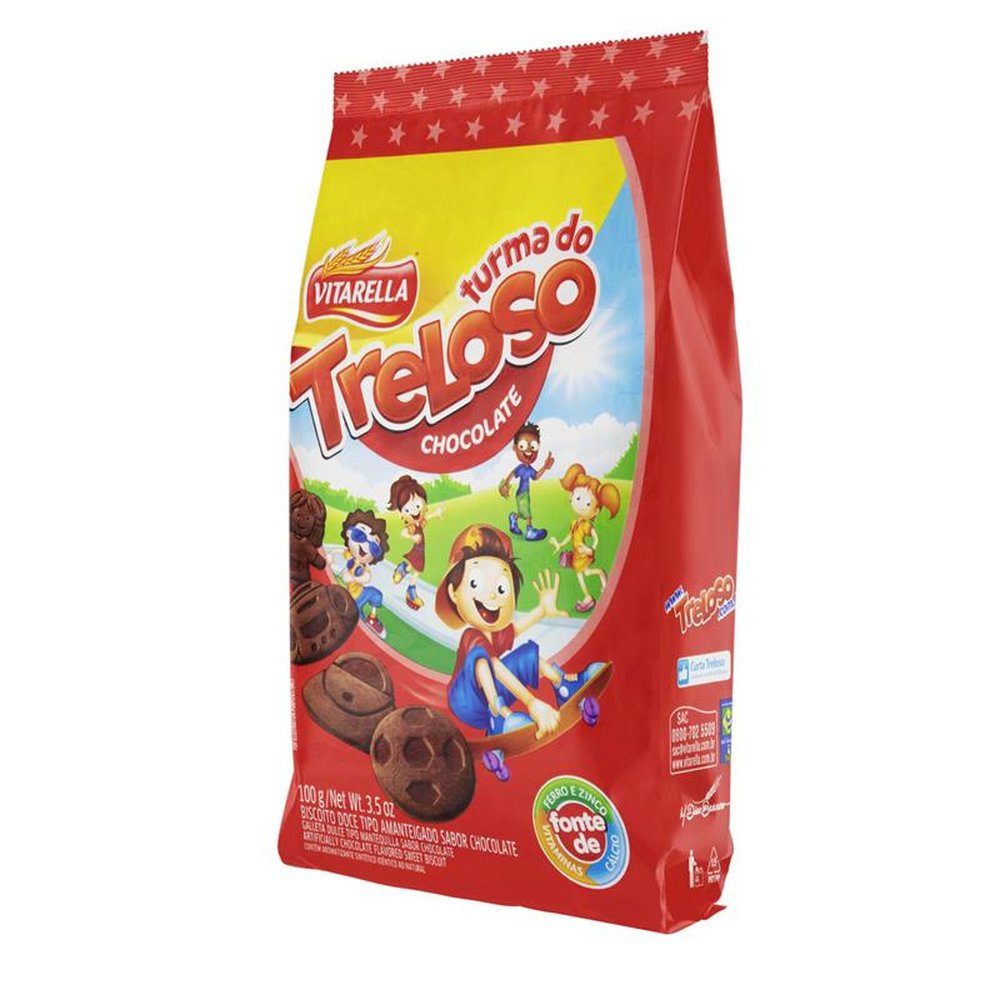 Biscoito Turma Treloso 100G Chocolate