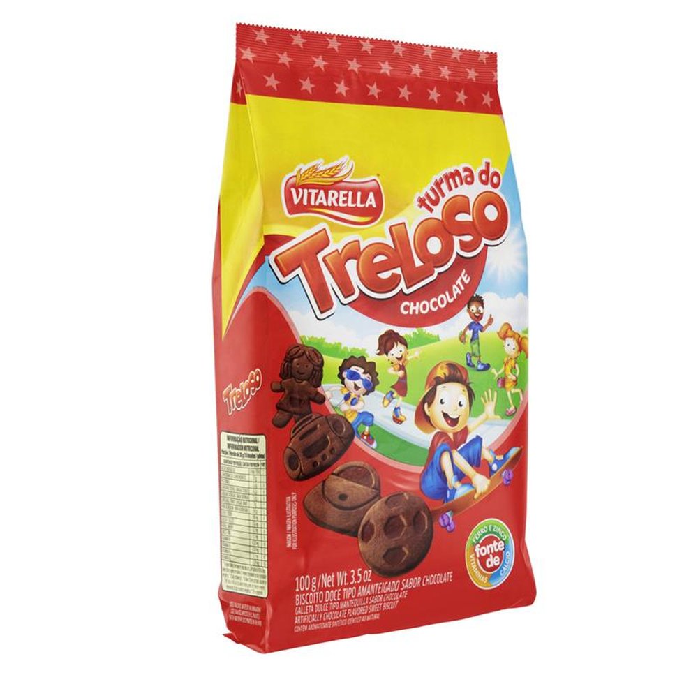 Biscoito Turma Treloso 100G Chocolate