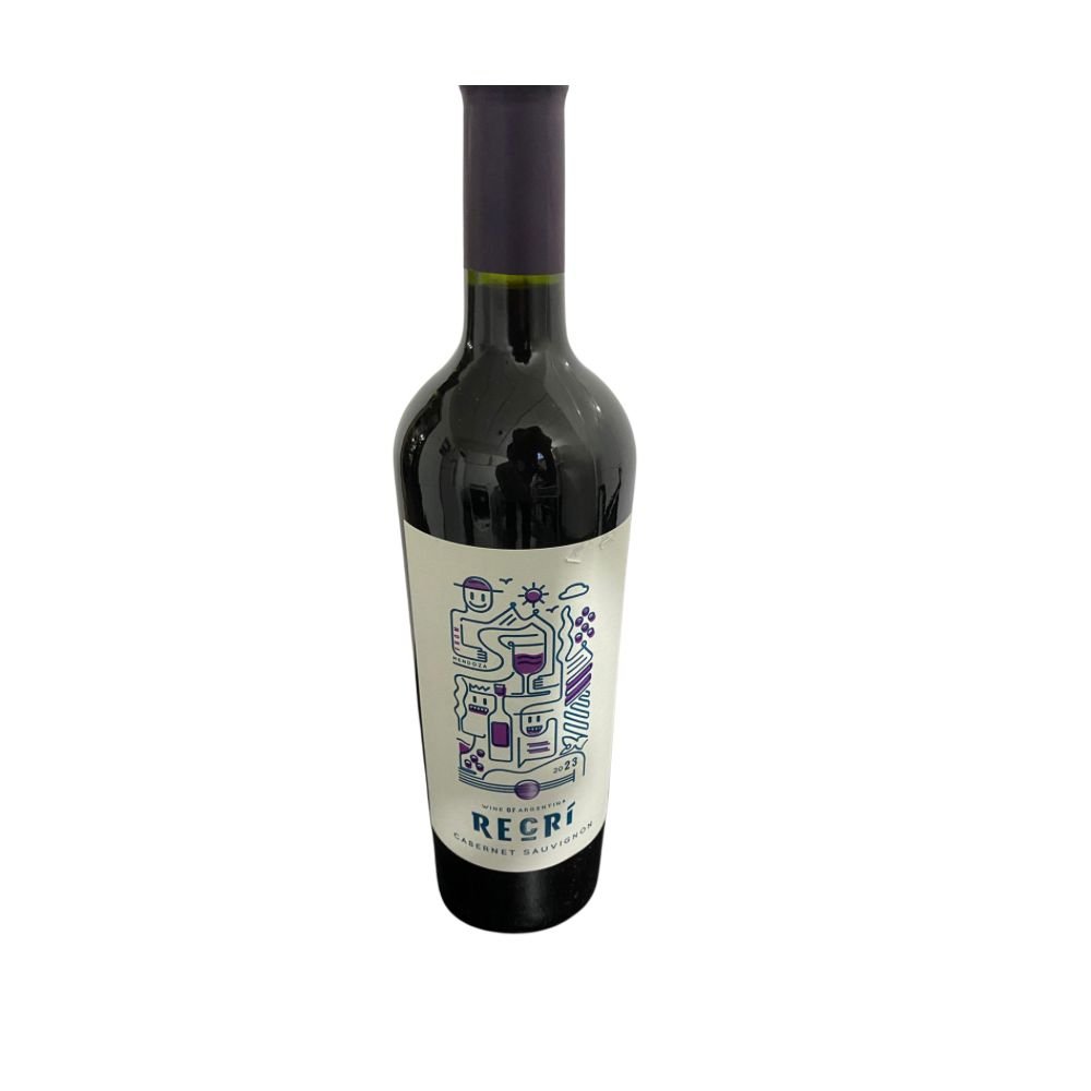 Vinho Argentino Recri Fino Tinto Meio Seco Cabernet Sauvignom 6x750 ml