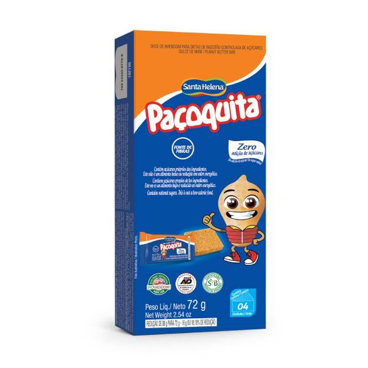 Paçoquita Zero Display 72G