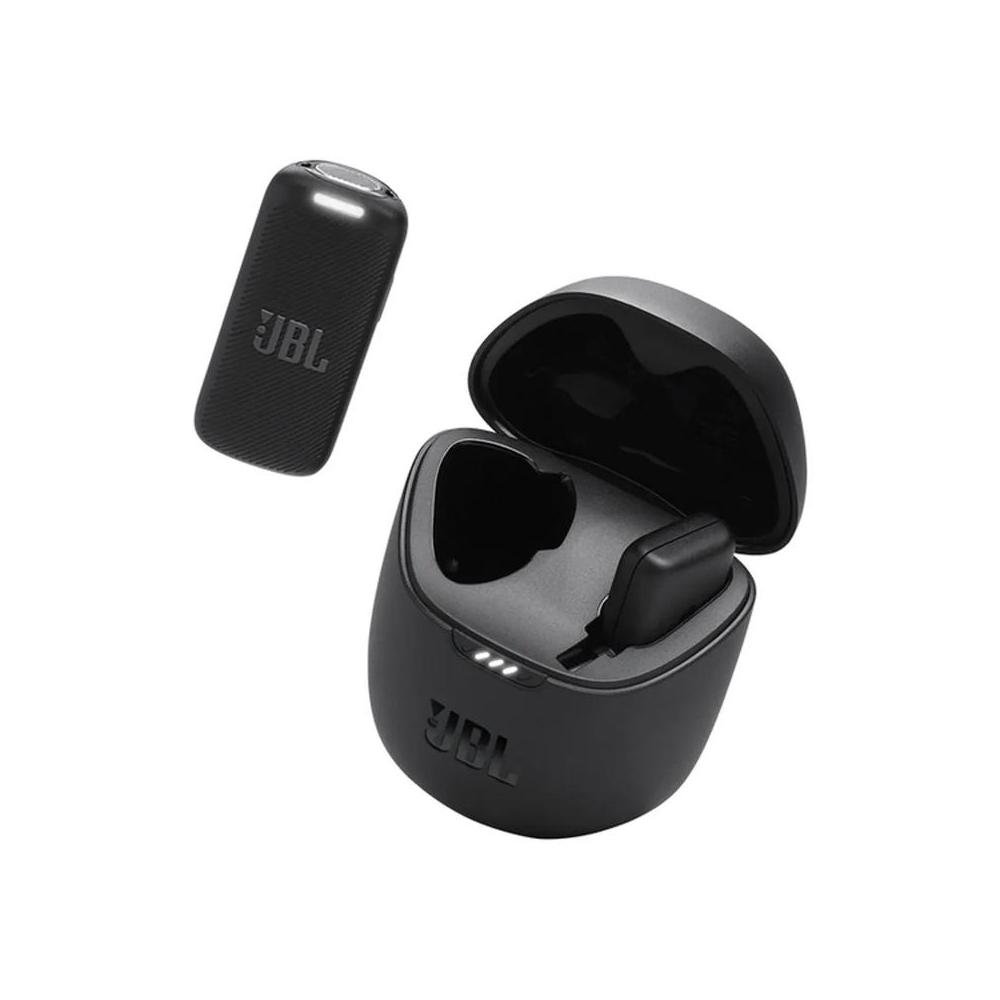 Microfone Lapela Jbl Quantum Stream Wireless, Com Conexão Usb-C, Jblstrmwlusbcblk, Harman Jbl
