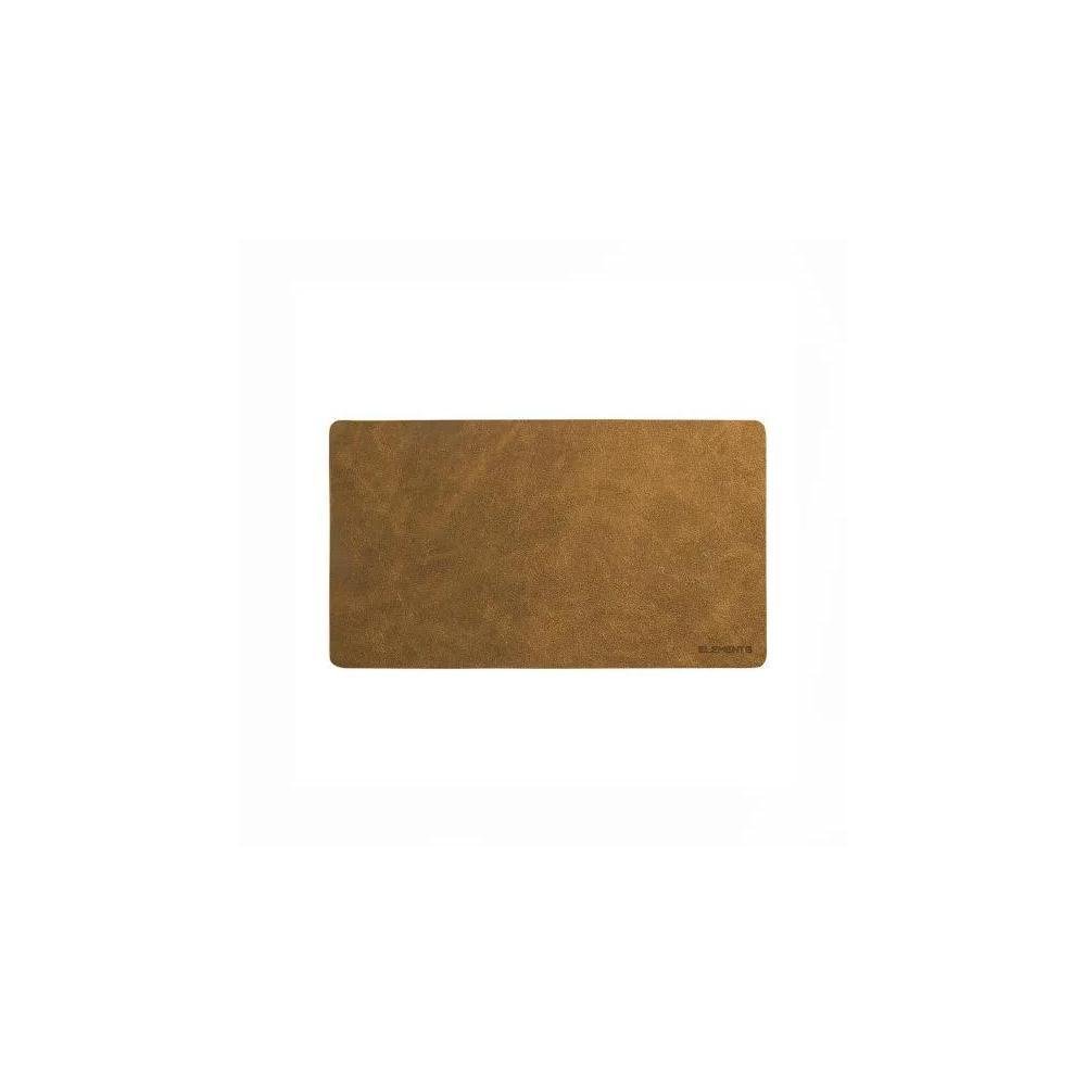 Mousepad Elements Desk Pad Couro Natural 700x400mm, Marrom - 70070..
