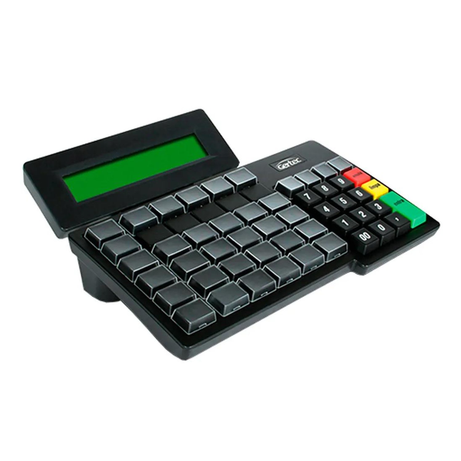 Teclado Gertec Preto TEC 55 C/ DISPLAY USB 2.0 - 00409634