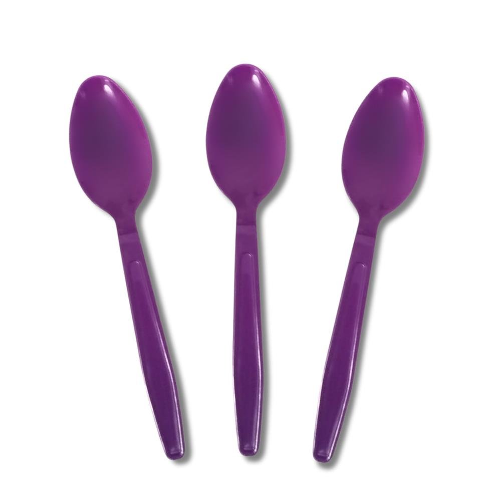 Colher Forte Master Descartável Açaí 10x50 Clean Wave