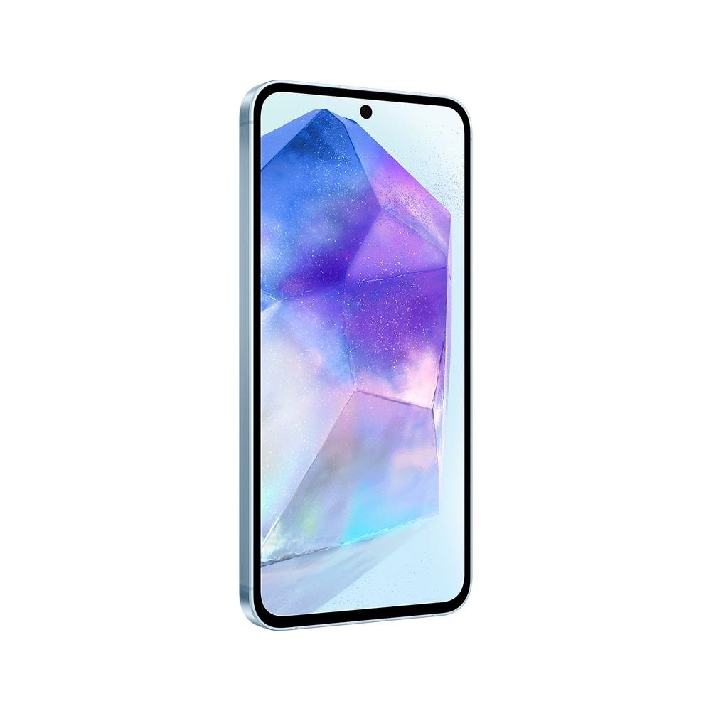 Smartphone Samsung Galaxy A55 5G 256GB Azul Claro Tela 6.6 Câmera 50MP 8GB RAM