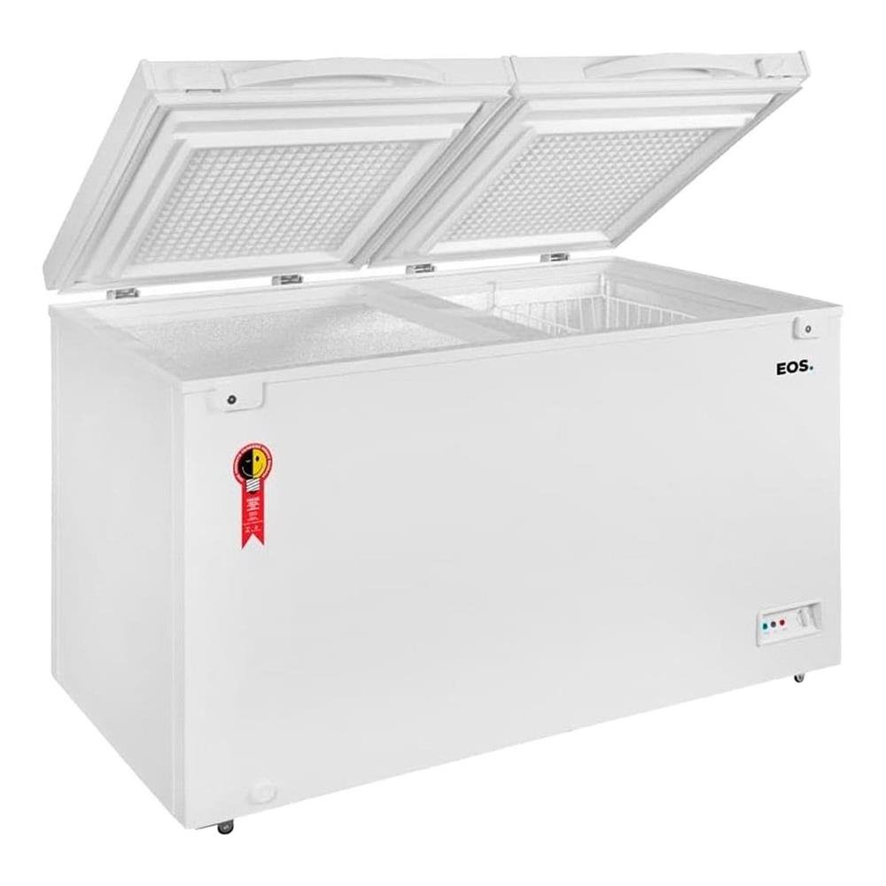 Freezer Horizontal EOS 2 Portas 445L 110V EFH550XX Branco