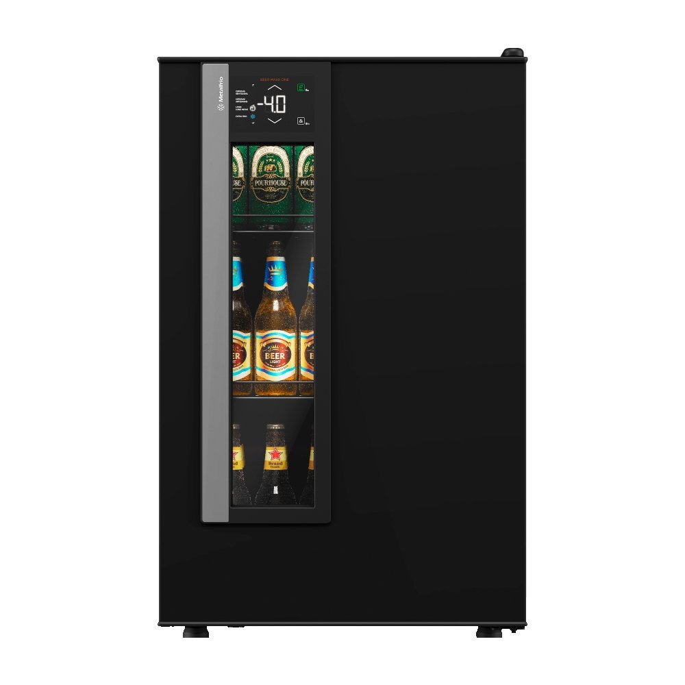 Cervejeira Metalfrio 114 Litros VN12TP Beer Maxx One, Frost Free, Inverter, Preto, 110V