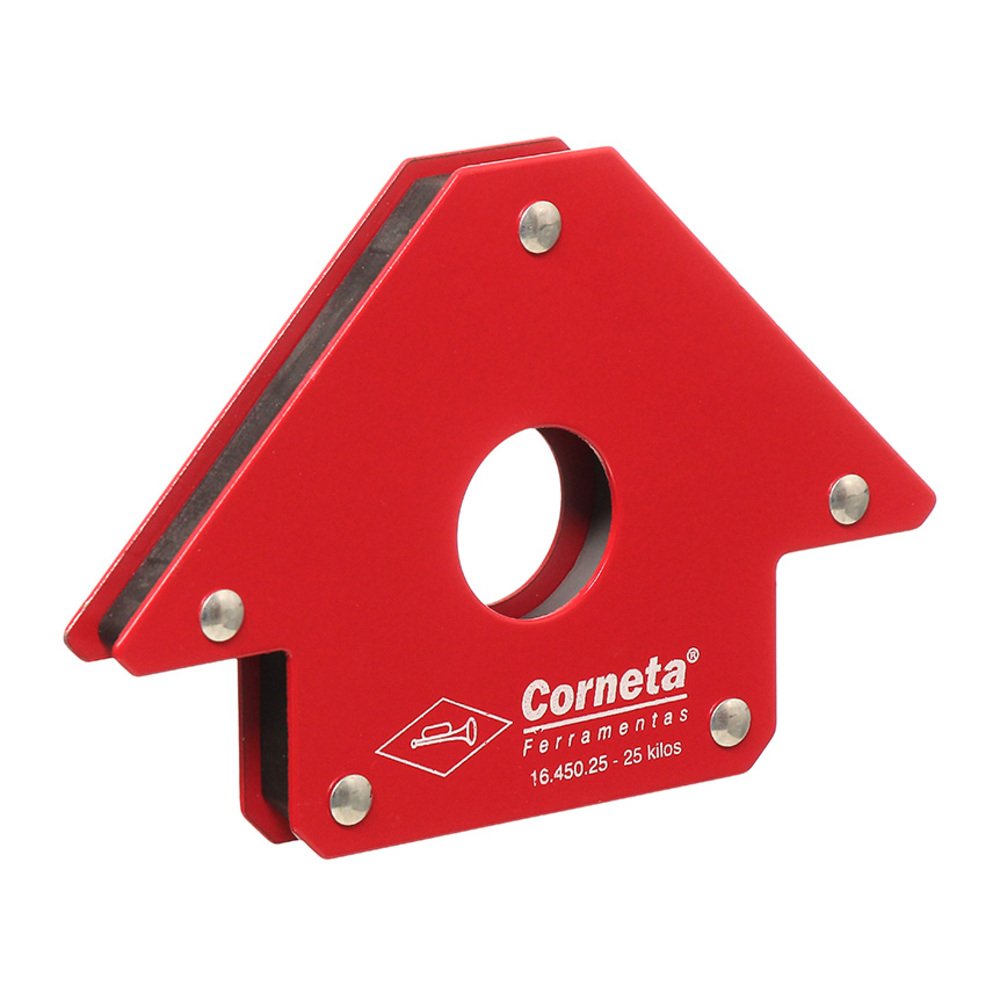 Esquadro Magnetico Para Solda 4"50LB 25KG - Corneta