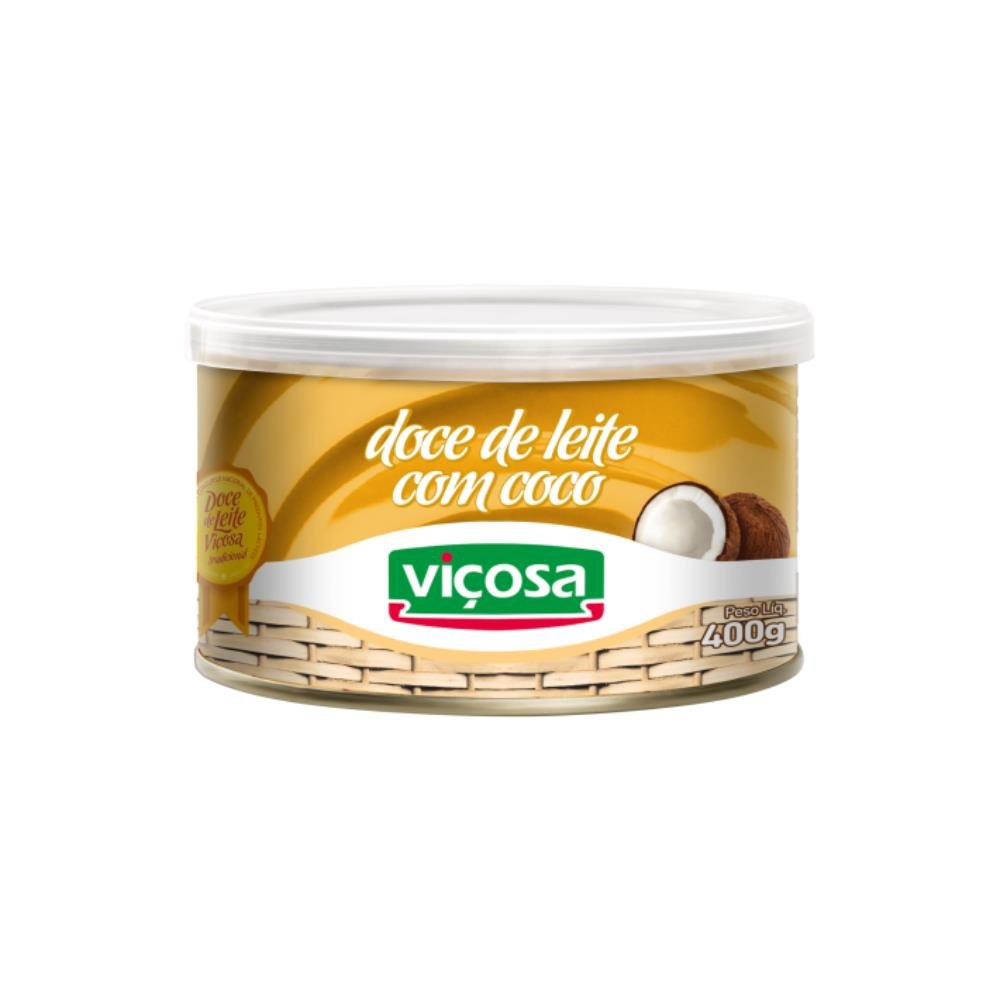 Doce De Leite Viçosa 400g Com Coco
