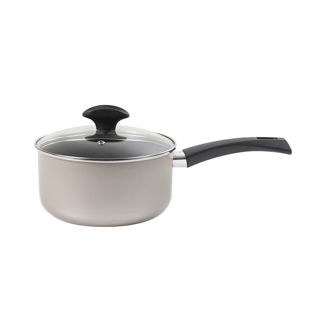 Jogo De Panela Brinox Ceramic Life - Alumínio, Revestimento Cerâmico, Essence Champagne, 5 Peças