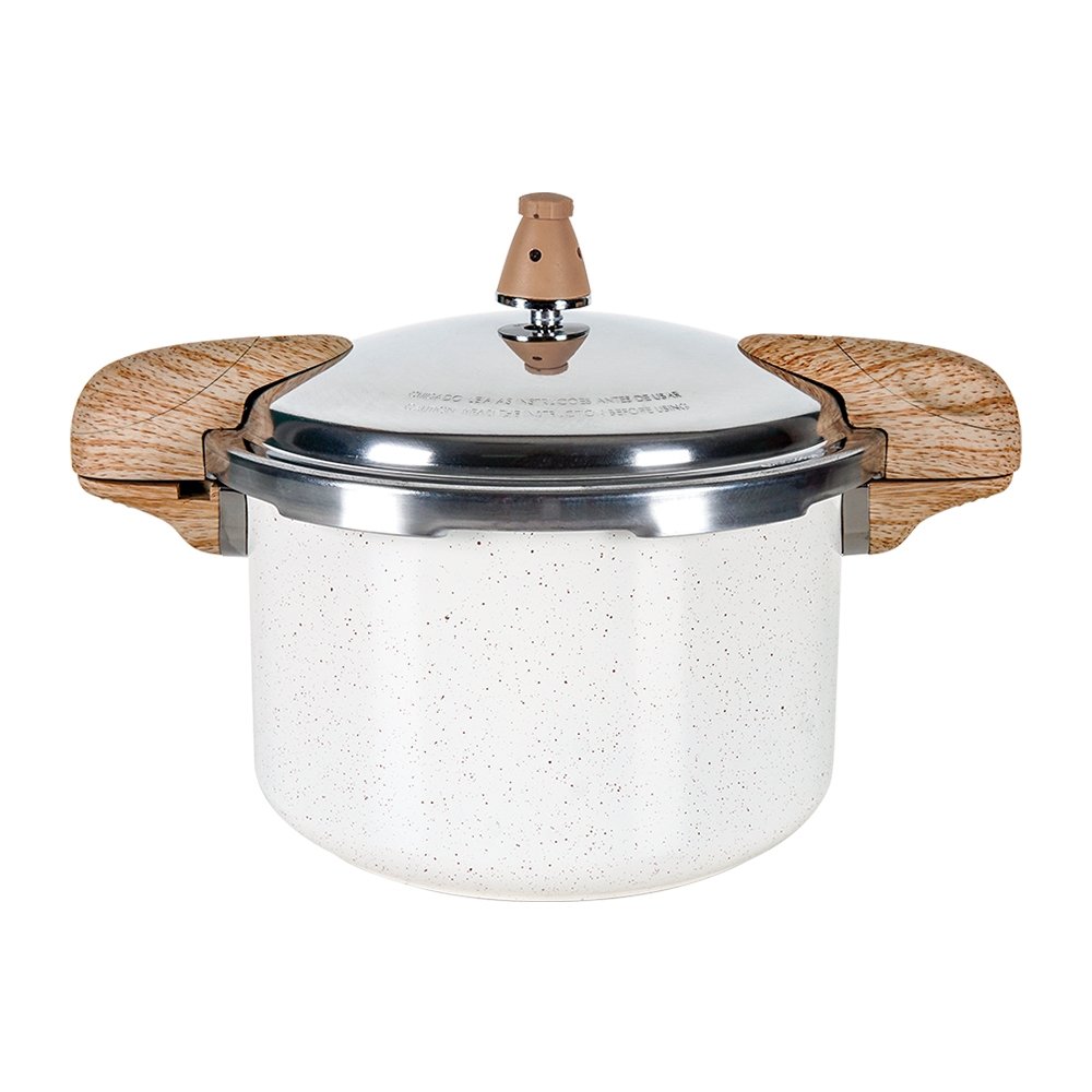 "Panela De Pressão Brinox Ceramic Life - 5,4 Litros, Revestimento Cerâmico,Pressure Indução, Alça, Vanilla
"