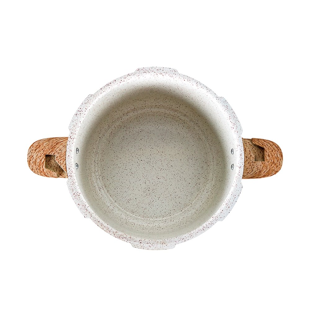 "Panela De Pressão Brinox Ceramic Life - 5,4 Litros, Revestimento Cerâmico,Pressure Indução, Alça, Vanilla
"