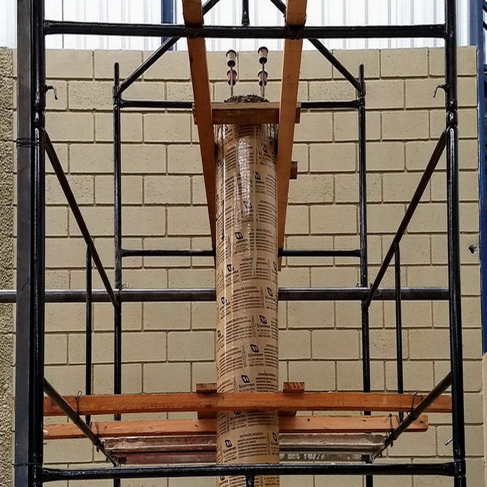 Forma de Papelão Circular 300mmx3m Tubominas