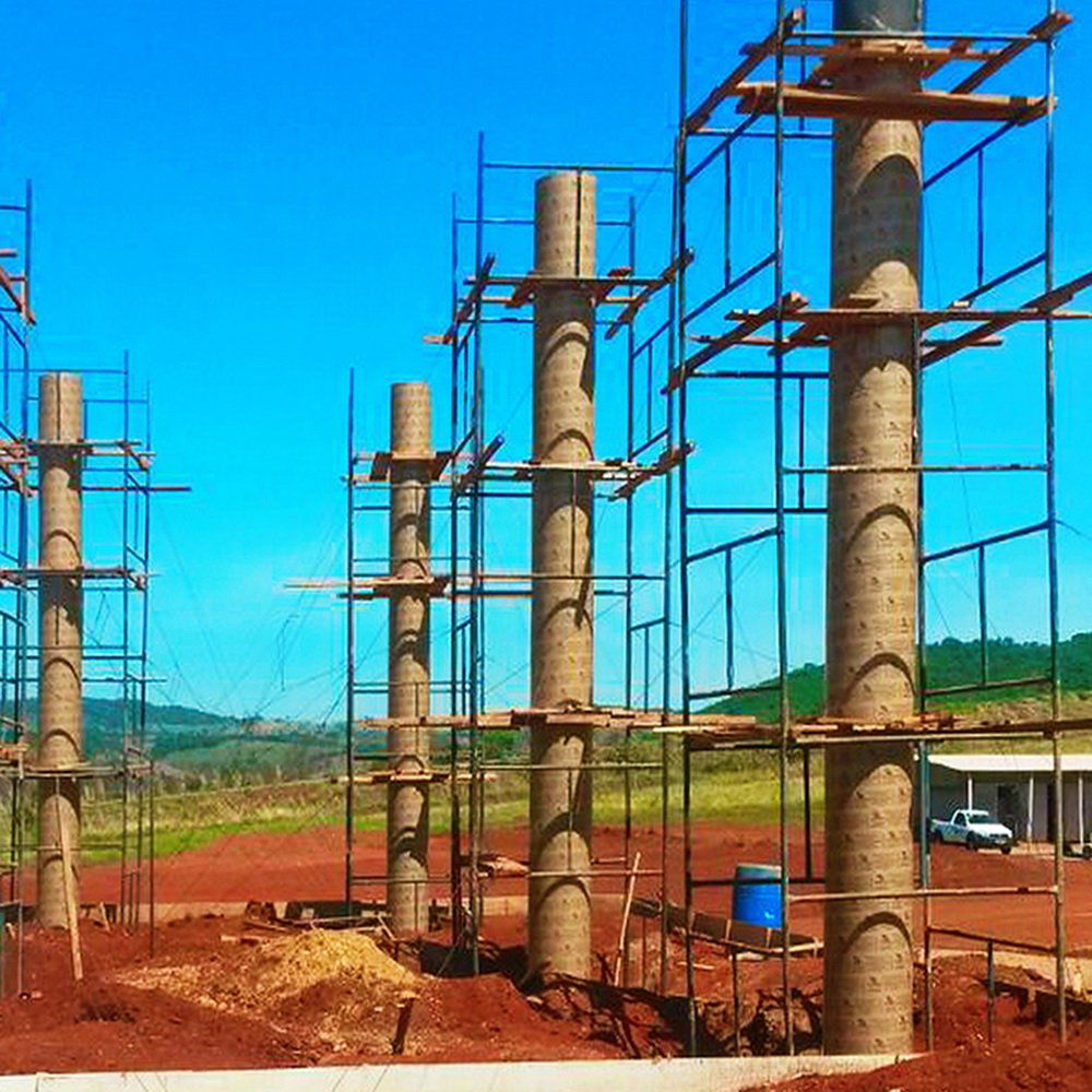 Forma de Papelão Circular 250mmx3m Tubominas