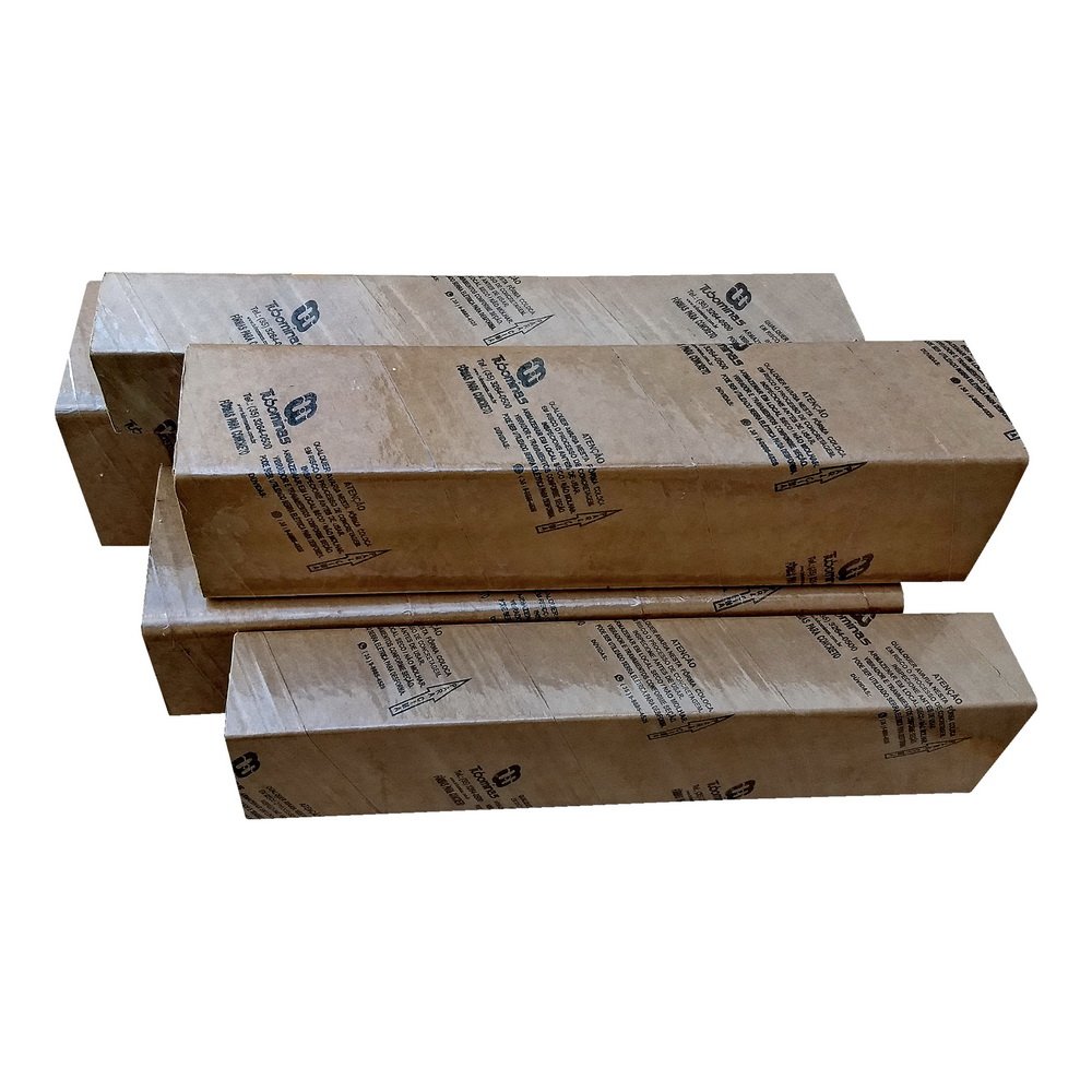 Forma de Papelão Retangular 100x150mmx3m Tubominas