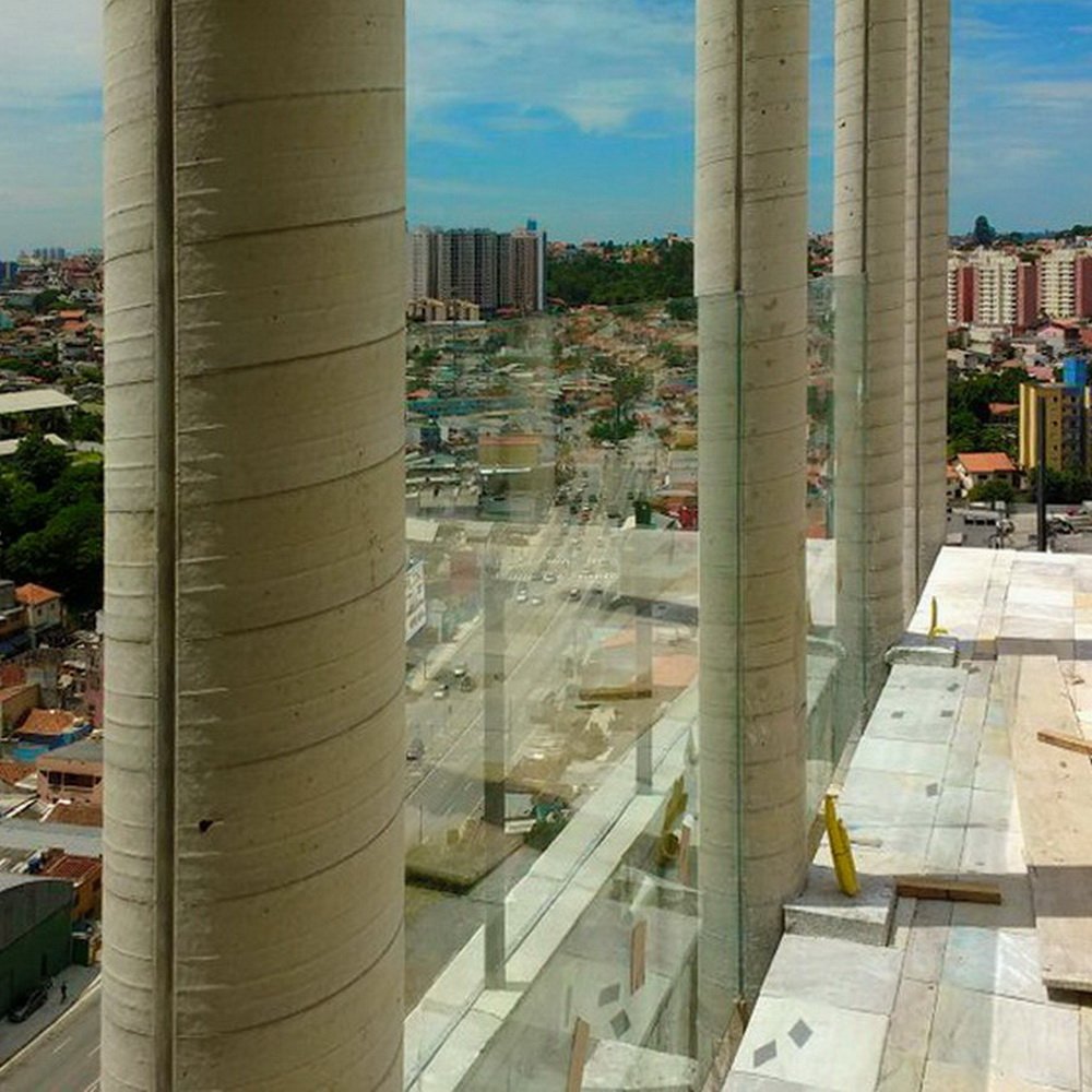 Forma de Papelão Circular 500mmx3m Tubominas