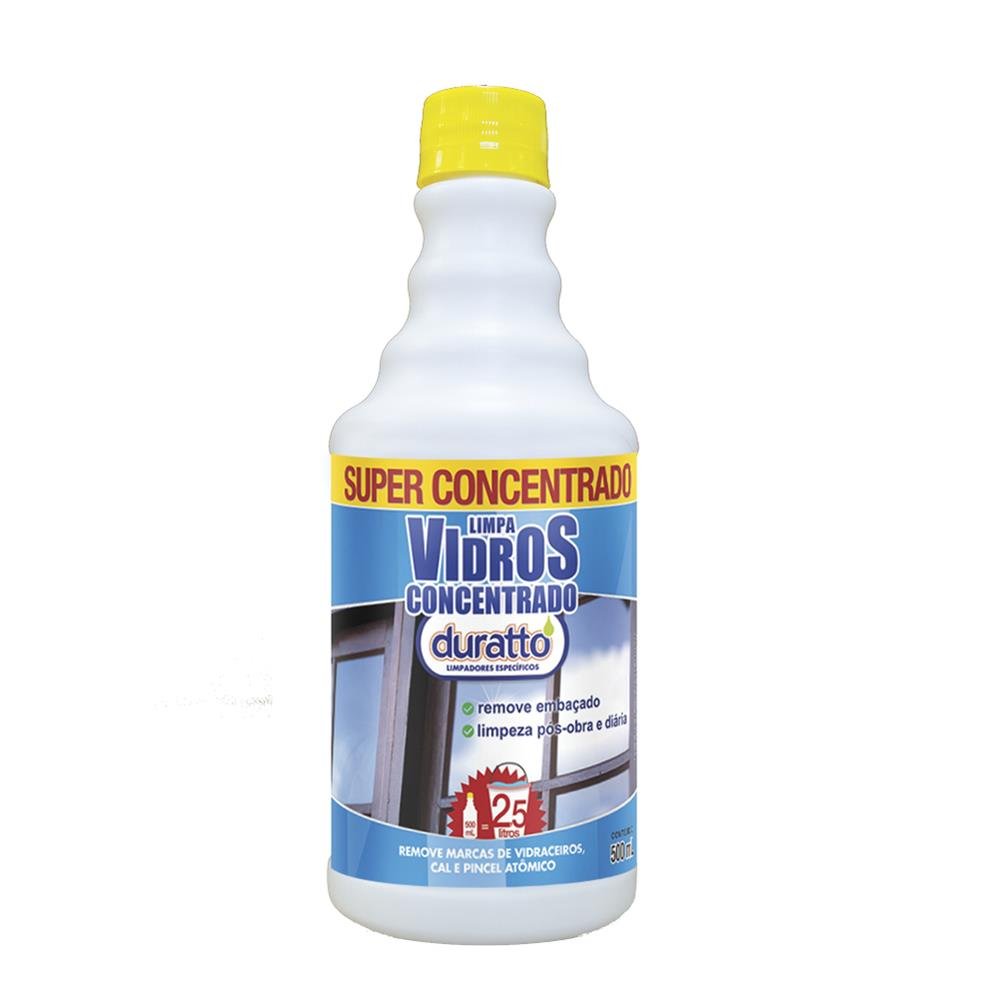 Limpa Vidros Concentrado 500ml (Emb. contem 06un. de 500ML)