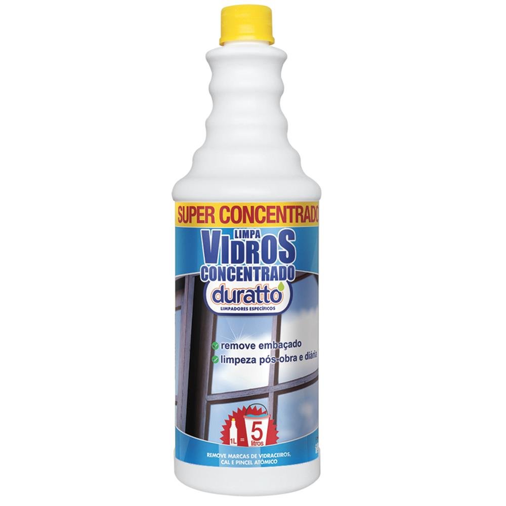 Limpa Vidros Concentrado 1L (Emb. contem 06un. de 1L)