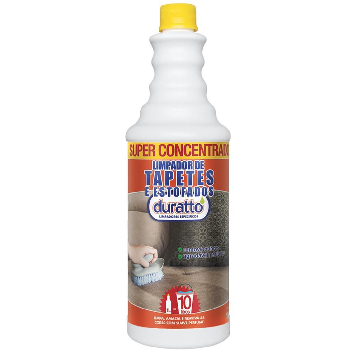 Limpador de Tapetes e Estofados (CONCENTRADO) 1L (Emb. contem 06un. de 1L)