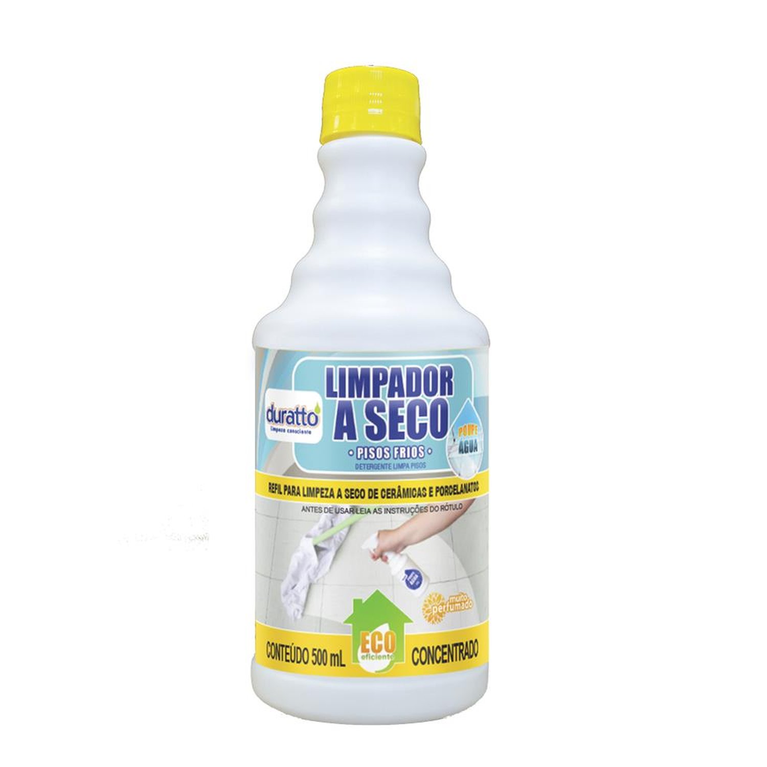 Refil Poupe Água - Limpeza a Seco - Pisos Frios 500ML (Emb. contem 06un. de 500ML)