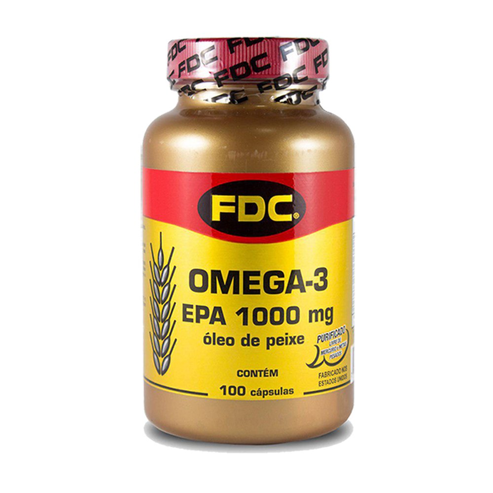 Ômega 3 - 1000MG - 100 cápsulas