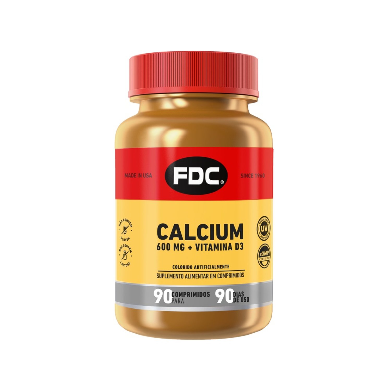 Cálcio com Vitamina D - 600MG - 90 comprimidos