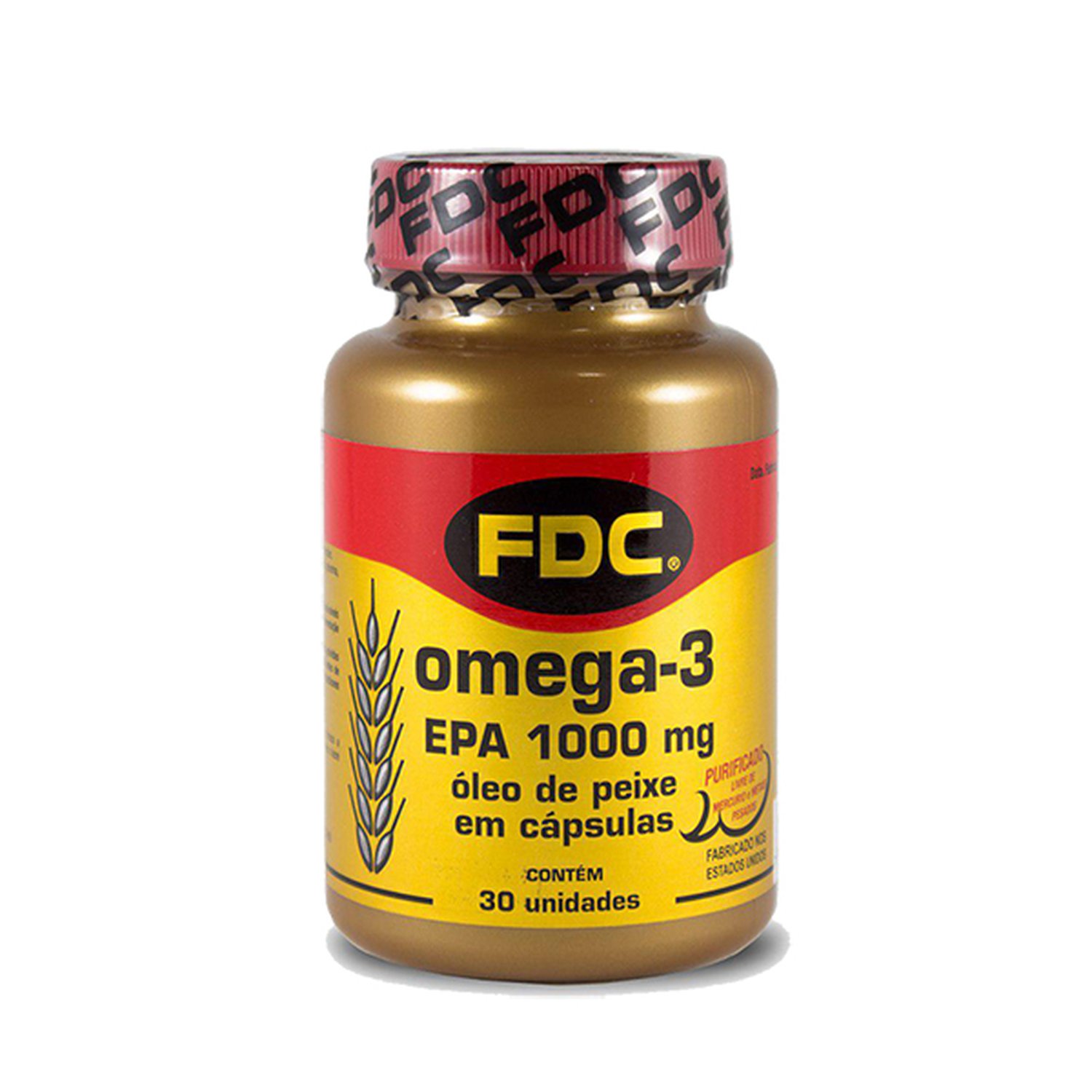 Ômega 3 - 1000MG - 30 cápsulas
