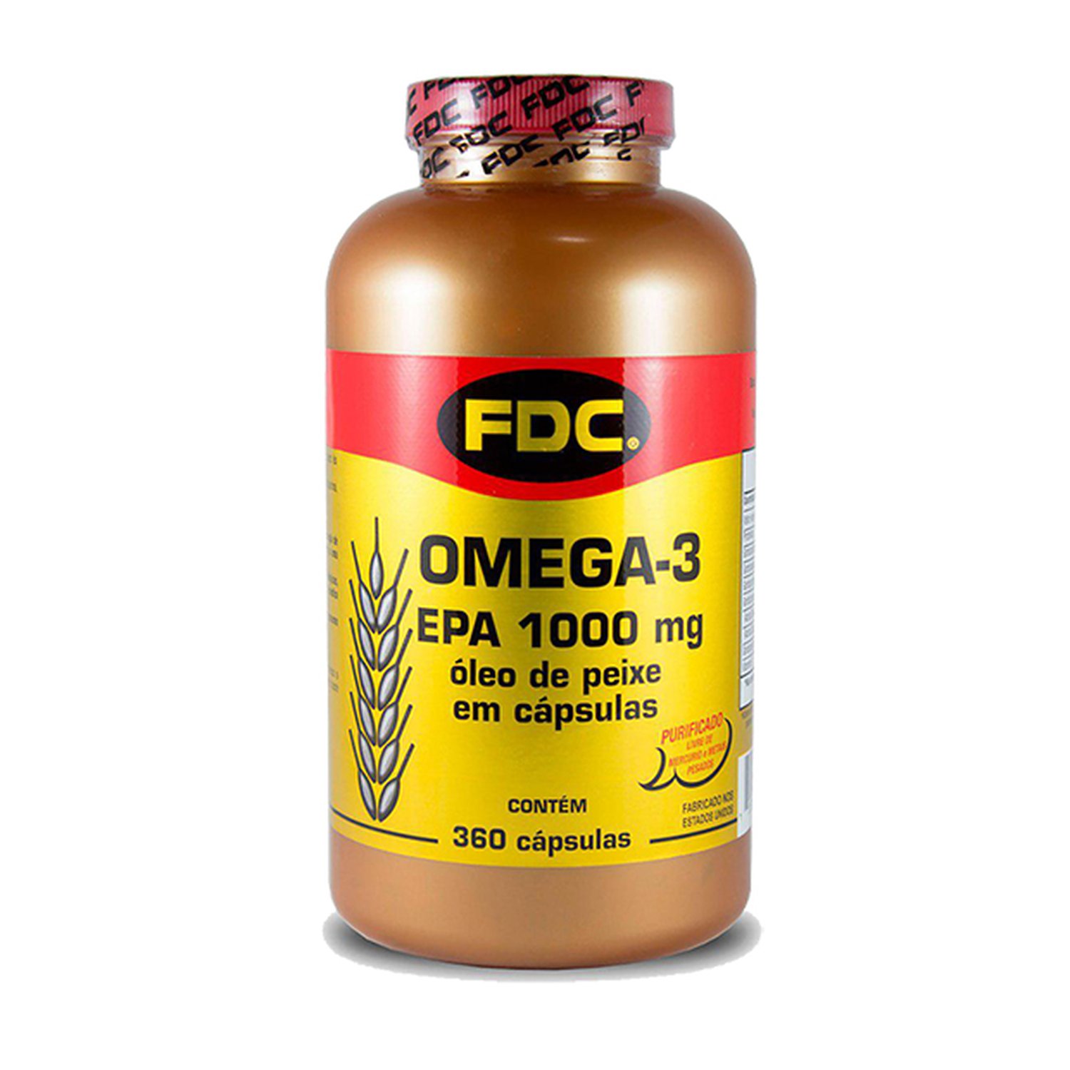 Ômega 3 - 1000MG - 360 cápsulas