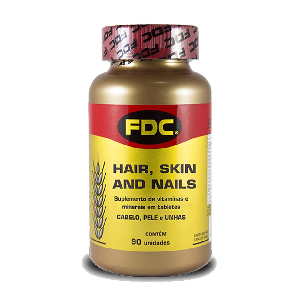Hair, skin, Nail´s - Polivitamínico Cabelos, Pele e Unhas - 90 cps