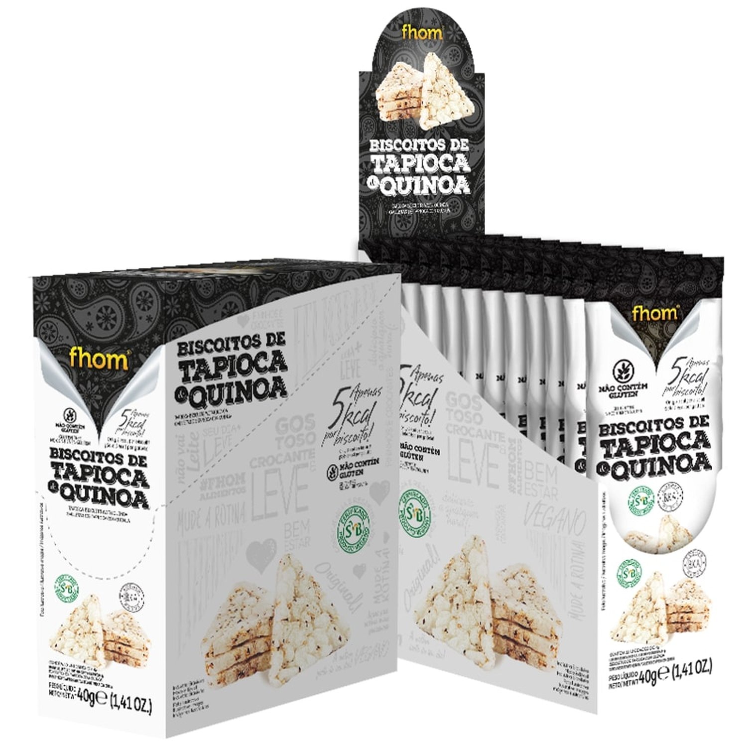 Biscoito de Tapioca com Quinoa TRIO 10x4g