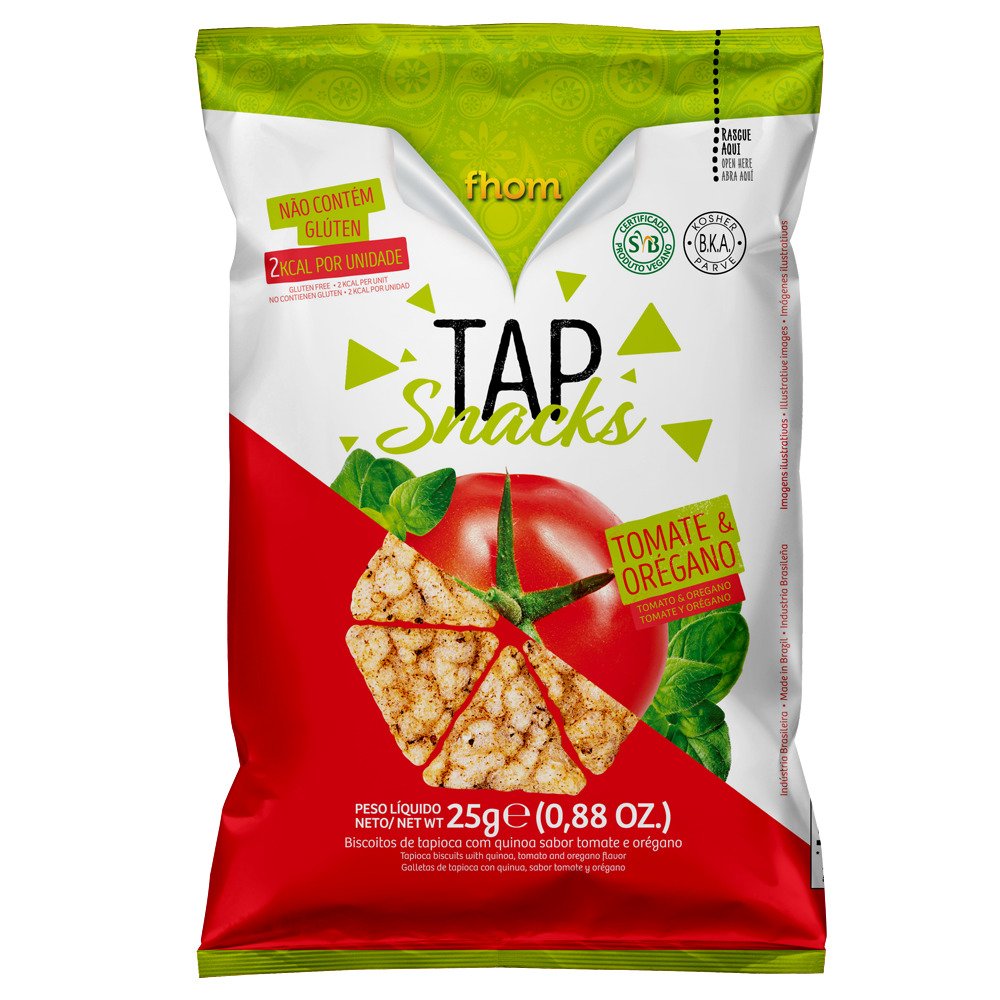 Tap Snack Tomate e Orégano 25g