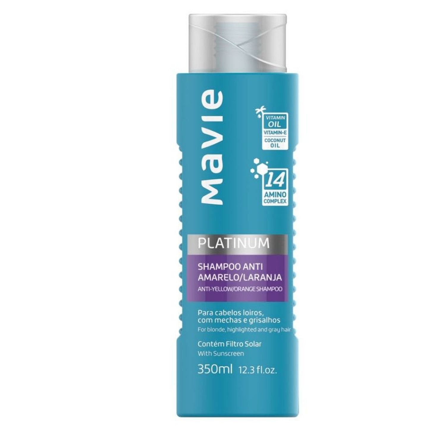 Shampoo Vegano PLATINUM 350 ml - Mavie